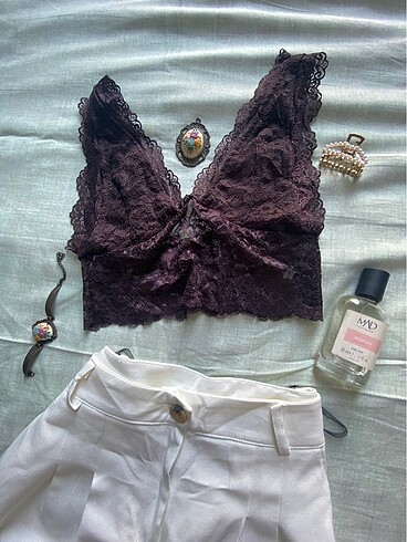 Diğer Dantel bralet bluz