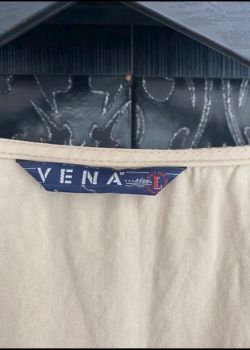 Bej Kısa Kollu Fermuarlı Midi Elbise - Görsel 3