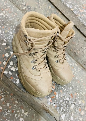 Bej Kamuflaj Desenli Bağcıklı Bot - Görsel 2