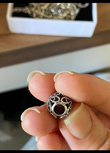 Beden beyaz Renk Pandora kafes içi gül charm