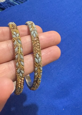 Beden turkuaz Renk Hint İşi Hri Boncuklu Kadın Bileklik