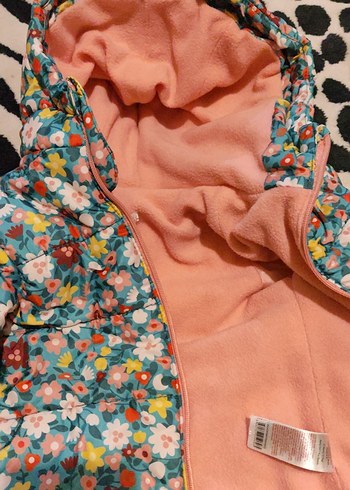 Çiçek Desenli Pembe Bebek Çantası - Görsel 5