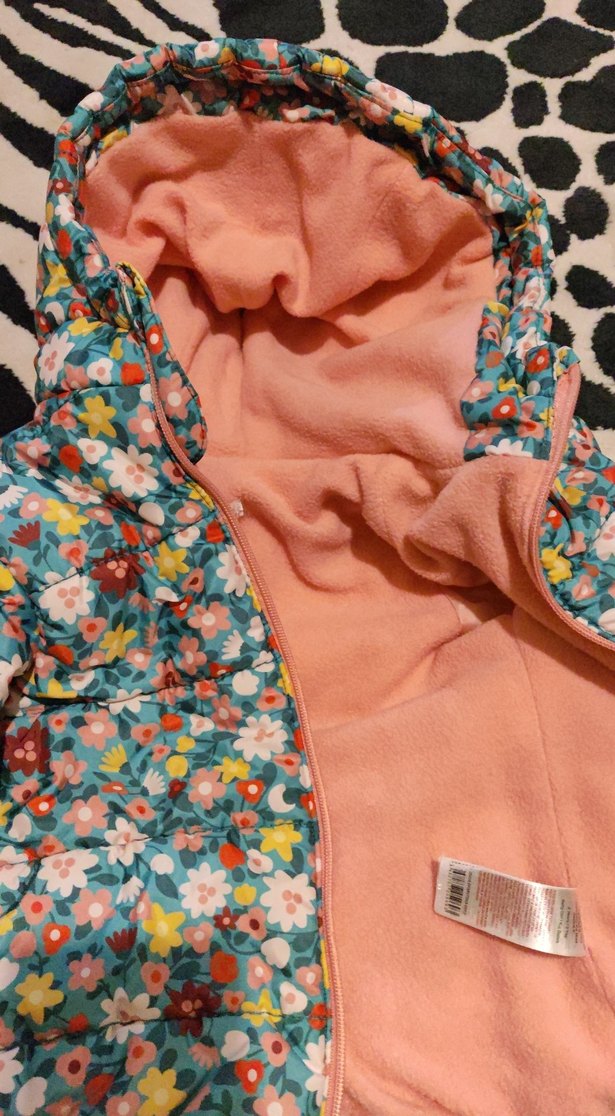 Çiçek Desenli Pembe Bebek Çantası - Görsel 5