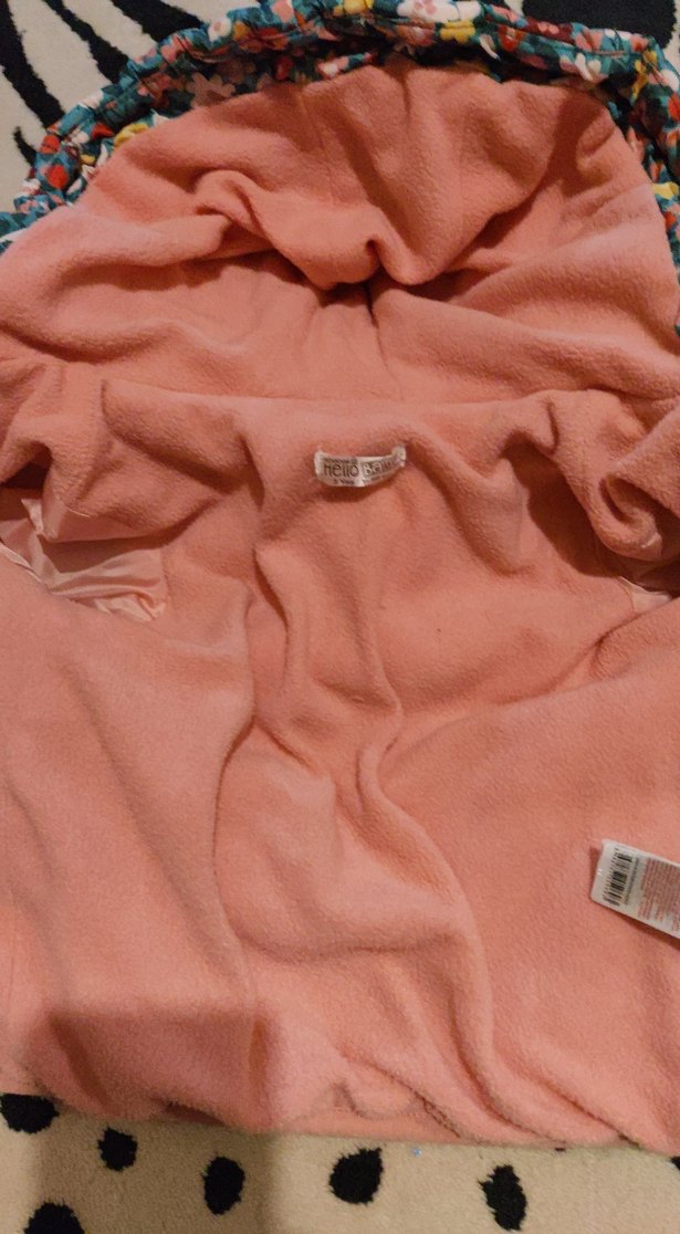 Çiçek Desenli Pembe Bebek Çantası - Görsel 4