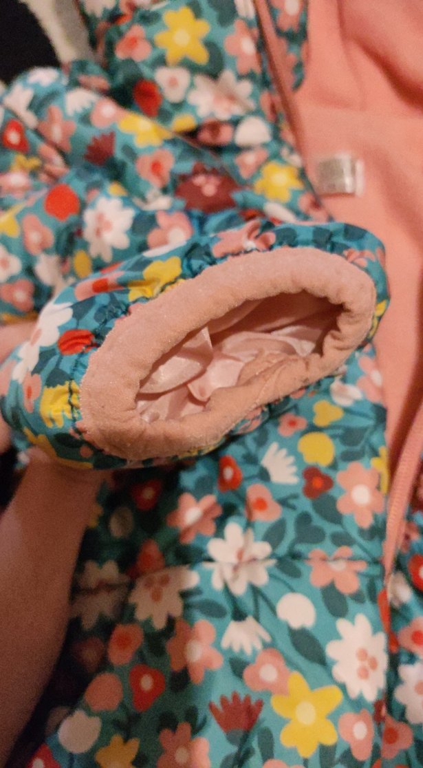 Çiçek Desenli Pembe Bebek Çantası - Görsel 3