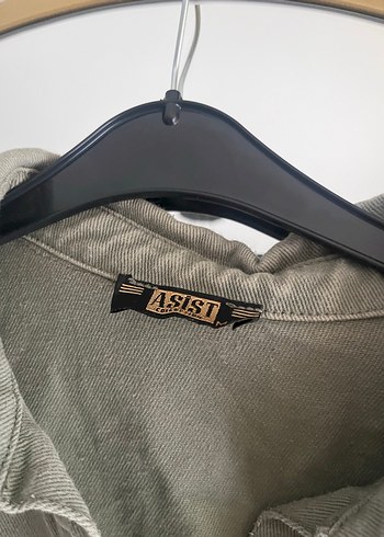 Gri Nakışlı Denim Uzun Kollu Gömlek - Görsel 11