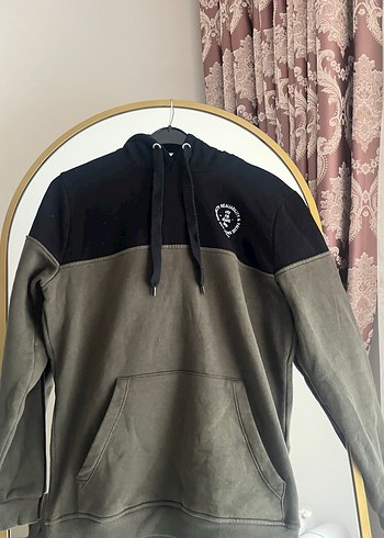 Erkek Gri Renkli Fermuarlı Sweatshirt - Görsel 6