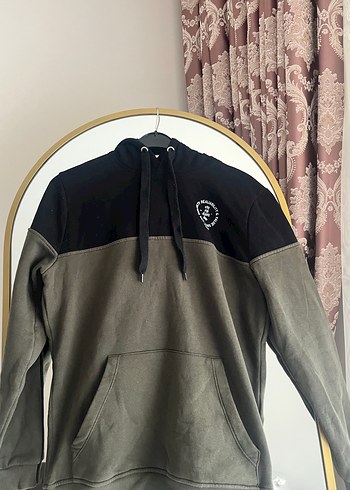 Erkek Gri Renkli Fermuarlı Sweatshirt - Görsel 7