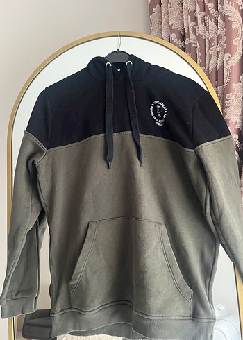 Erkek Gri Renkli Fermuarlı Sweatshirt - Görsel 4