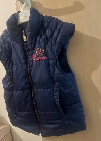 Kız Çocuk Lacivert Fermuarlı Yelek - Görsel 13