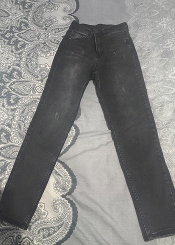 Gri Kadın Kot Jean Pantolon - Regular Fit