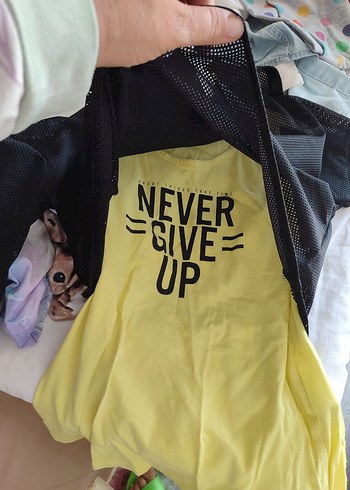 Sarı Baskılı Kız Bolero Uzun Kollu - Görsel 5