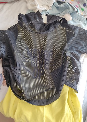 Sarı Baskılı Kız Bolero Uzun Kollu - Görsel 6