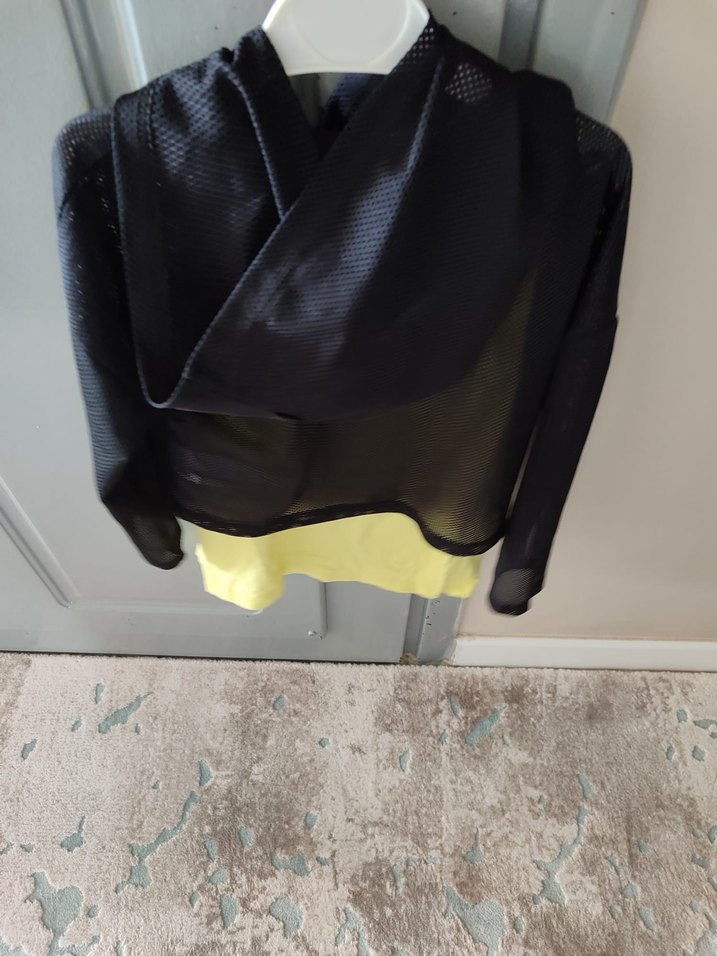 Sarı Baskılı Kız Bolero Uzun Kollu - Görsel 4