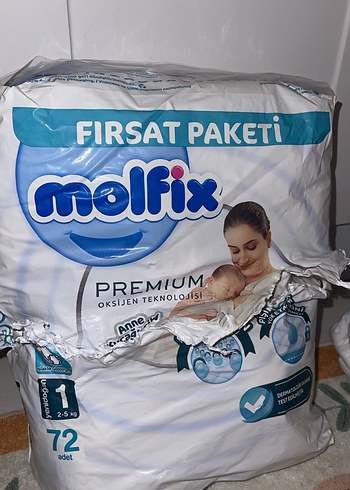 Molfix Premium Bebek Bezi 1 Numara 47 Adet
