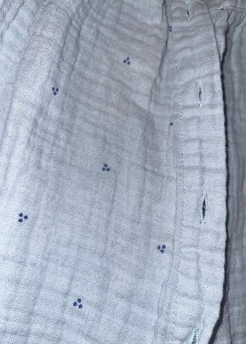 Mavi Kısa Kollu Bebek Tulum - Görsel 2