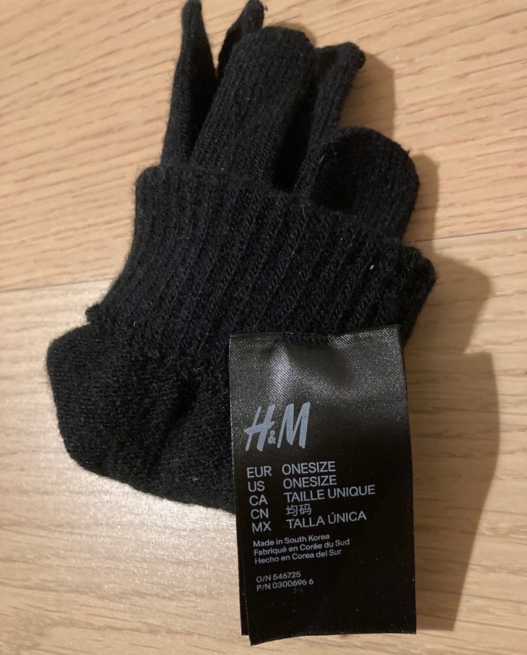 H&M kışlık yünlü eldiven - Görsel 3