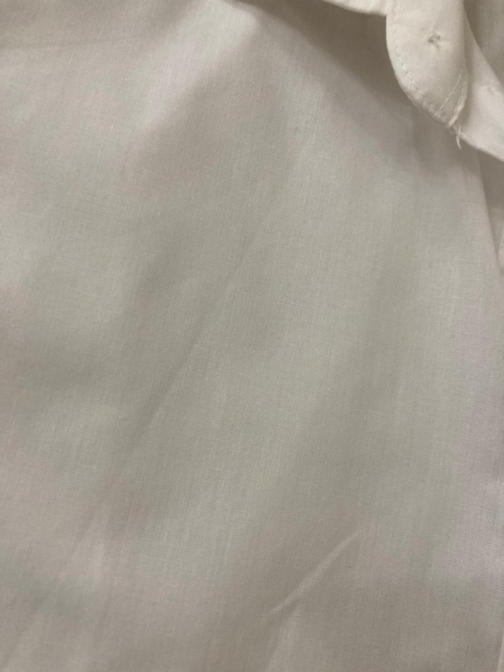 Kiğılı non ıron beyaz gömlek - Görsel 3