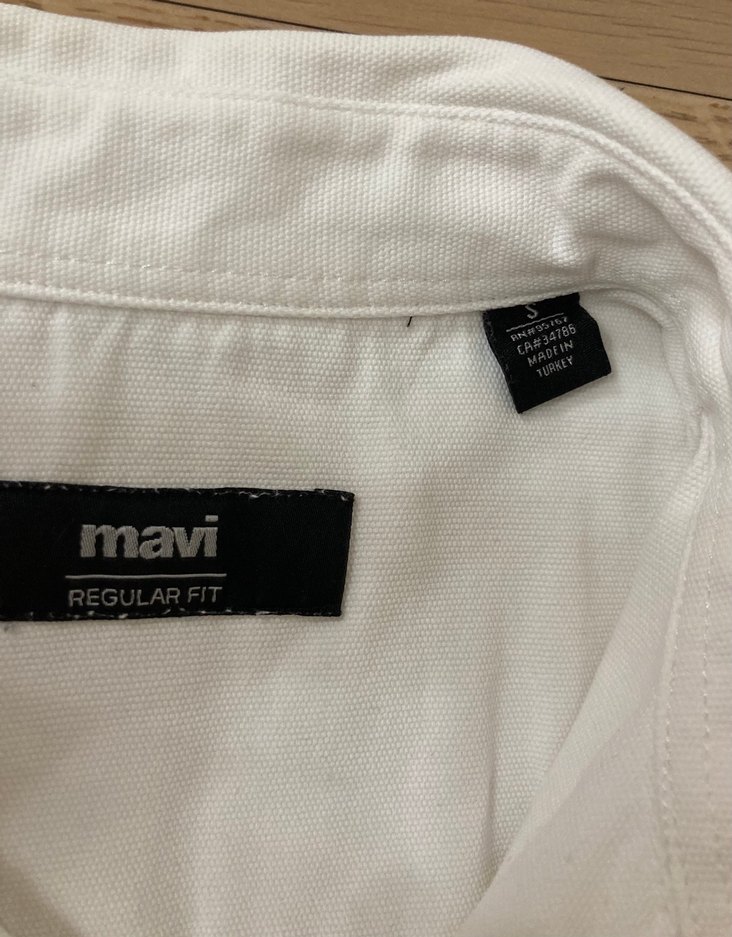 Mavi jeans kot ceket gömlek - Görsel 4