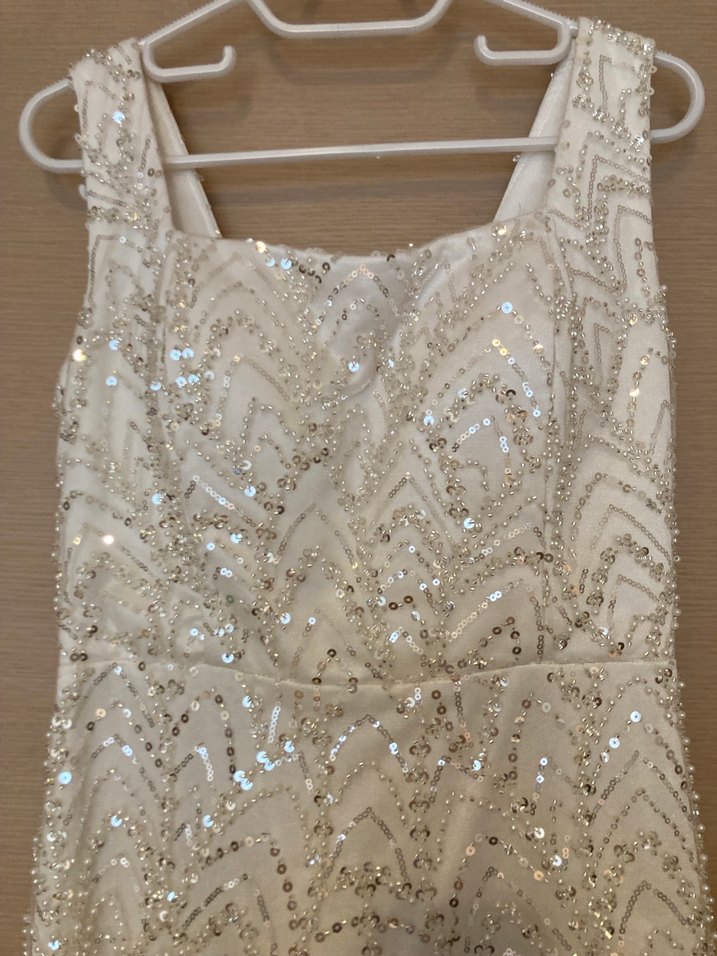 Boncuk taş ve pul işlemeli Söz Nişan Elbisesi - Görsel 3