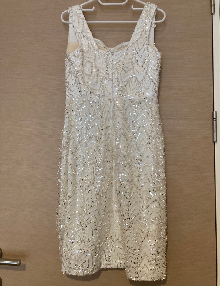 Boncuk taş ve pul işlemeli Söz Nişan Elbisesi - Görsel 4