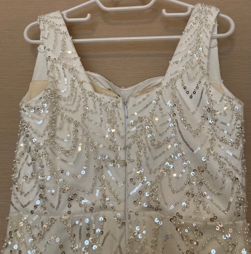 Boncuk taş ve pul işlemeli Söz Nişan Elbisesi - Görsel 5