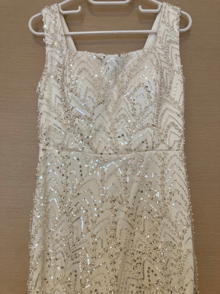 Boncuk taş ve pul işlemeli Söz Nişan Elbisesi - Görsel 2