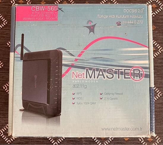 Netmaster cbw 560 modem