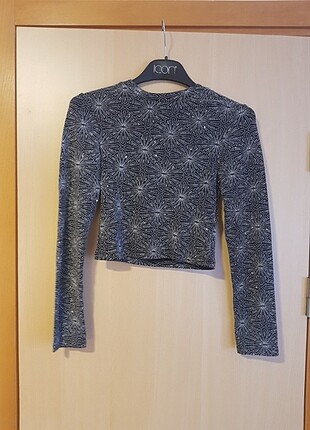 H&M Uzun Kollu Crop