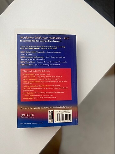 oxford wordpower dictionary ingilizce sözlük - Görsel 2