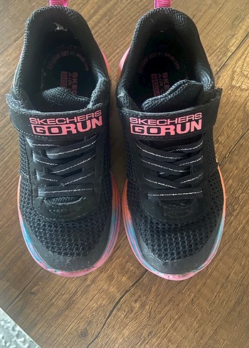 Kız Çocuk Siyah-Pembe Skechers Spor Ayakkabı - Görsel 2