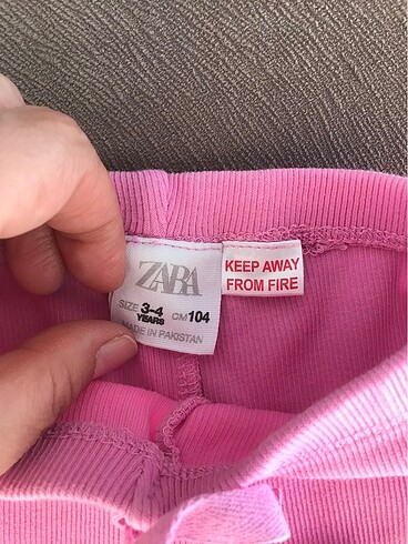 4 Yaş Beden çeşitli Renk Zara tayt