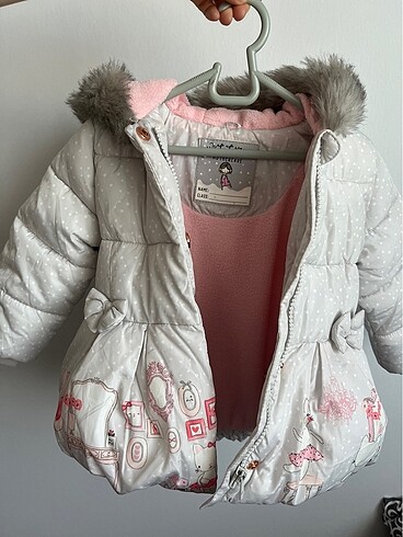 1 yaş kız bebek mont - Görsel 5