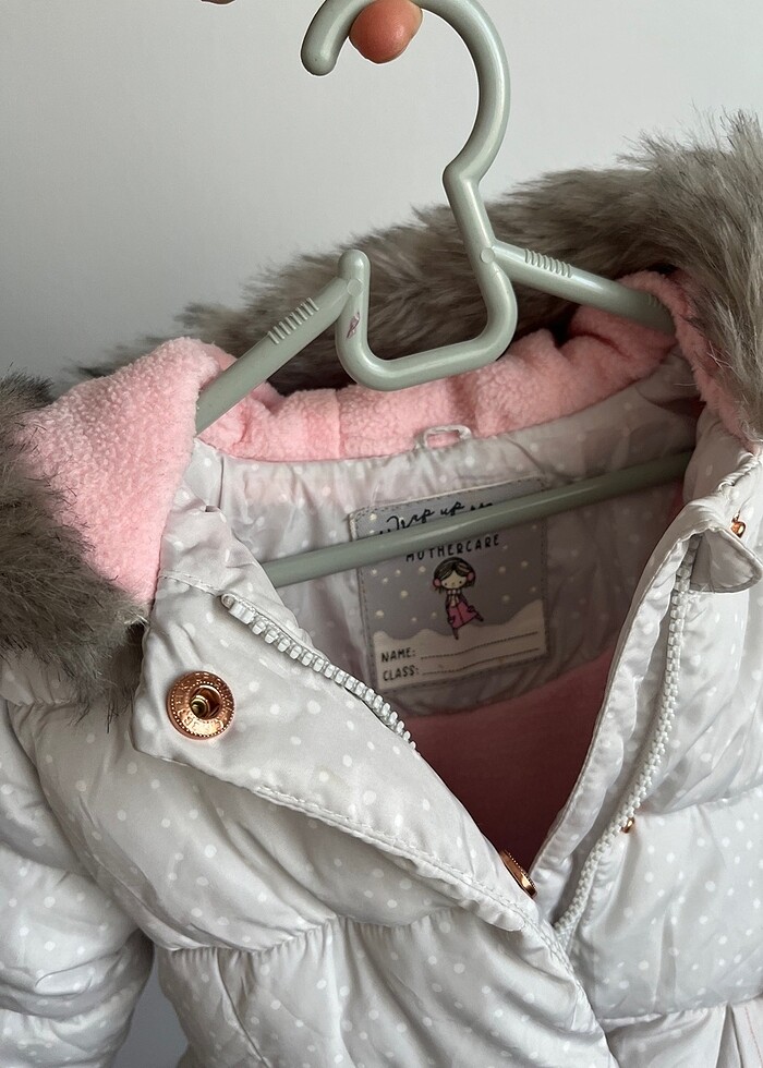 1 yaş kız bebek mont - Görsel 4