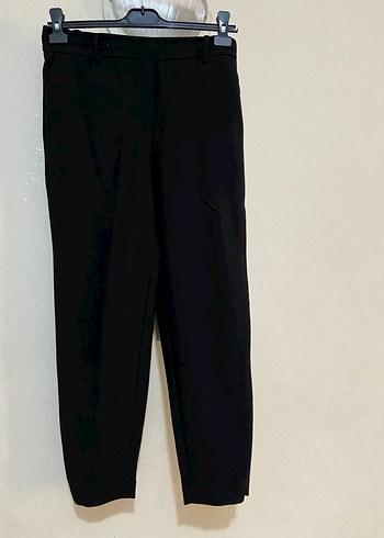 Mango Kadın Siyah Regular Fit Kumaş Pantolon