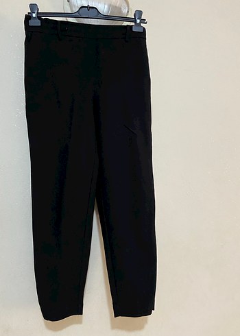 40 Beden siyah Renk Kadın Siyah Regular Fit Kumaş Pantolon