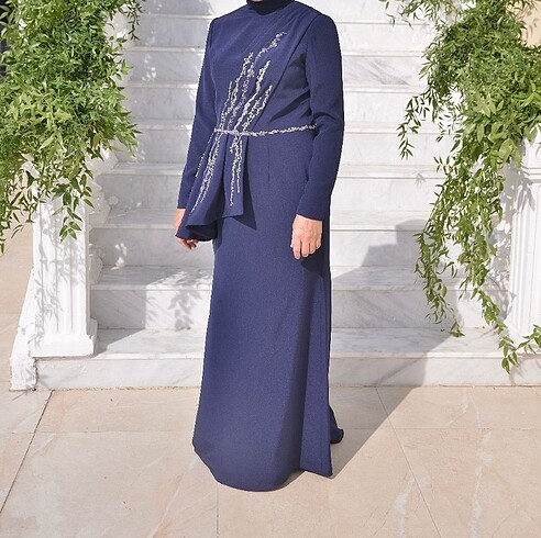 Tesettür Abiye özel dikim - Görsel 5