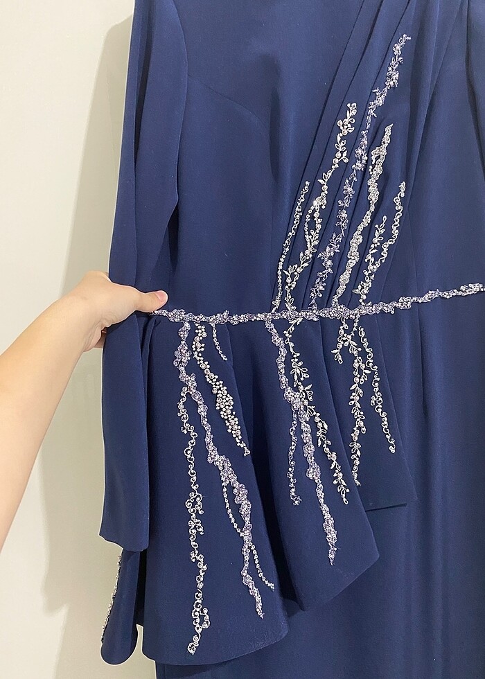 Tesettür Abiye özel dikim - Görsel 3