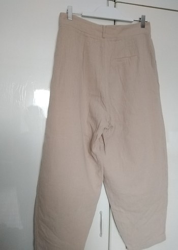 m Beden camel Renk Bej Muslin kumaştan Kadın Pantolon