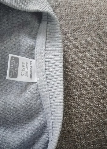 Gri Erkek Çocuk Fermuarlı Yelek - Görsel 4