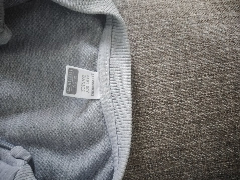 Gri Erkek Çocuk Fermuarlı Yelek - Görsel 4