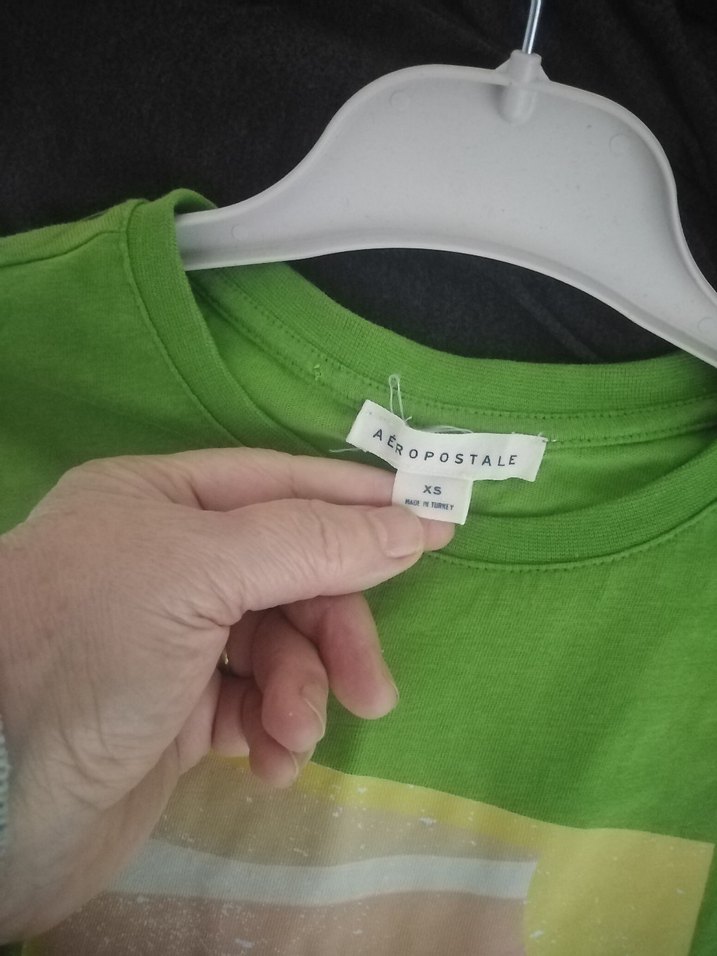 Yeşil Baskılı bayan Tişört - Görsel 3