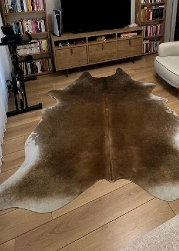 Temiz dana derisi halı - Görsel 2