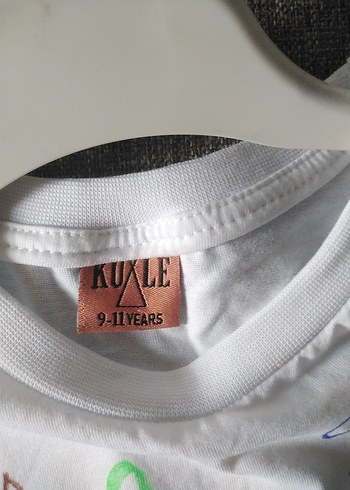 Beyaz Baskılı Kız Çocuk Tişörtü - Görsel 4