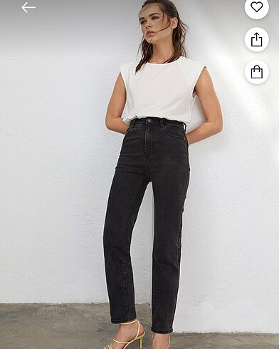 Stradivarius kadın slim fit mom