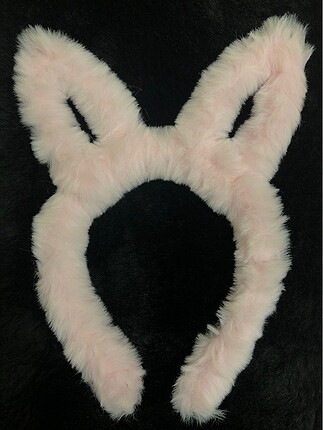 Açık pembe peluş taç