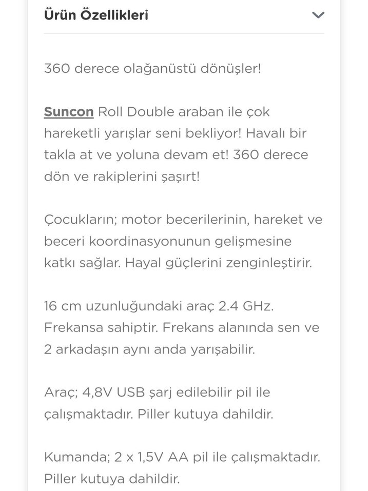 Roll Double 360  Derece Dönen Uzaktan Kumandalı Araba 16 - Görsel 4