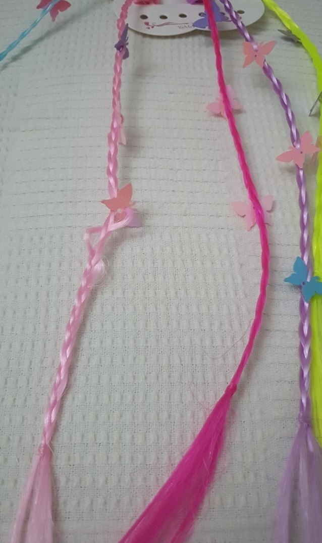 Renkli Püsküllü Bohem Çocuk Saç Aksesuarı - Görsel 2