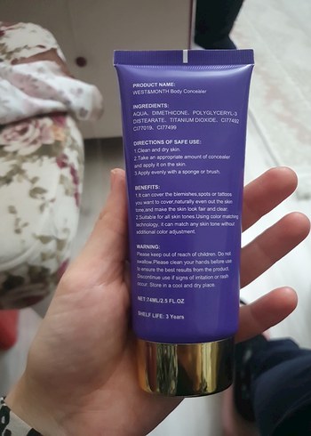 West&Month Mor Vücut Kapatıcı - Görsel 4