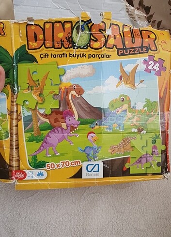 Beden Renk Dinazor puzzle